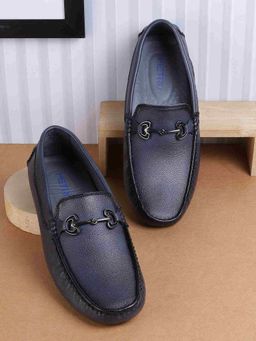 Metro - Men Blue Loafers
