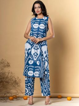 Readiprint - Cotton Fabric Blue Color Kurta and Pant (Set of 2)