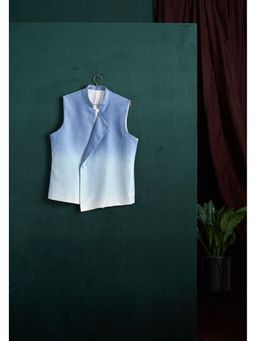 Project Bandi - Sky Ombre Modal Linen Asymmetric Bandi