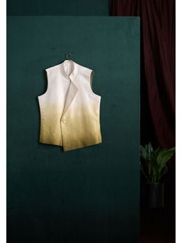 Project Bandi - Moss Ombre Modal Linen Asymmetric Bandi