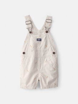 Oshkosh B'gosh - Baby Girl Beige Easter Carrot Dungaree