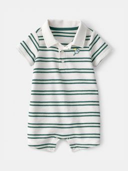 Carter's - Baby Boy White Pickleball Stripe Romper