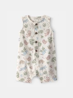 Carter's - Baby Boy White Sleeveless Romper