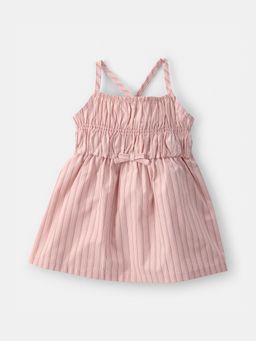 Carter's - Baby Girl Pink Stripe Sleeveless Dress