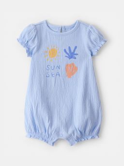 Carter's - Baby Girl Blue Sun Sea Onesie