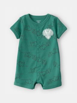Carter's - Baby Boy Green Dinosaur Romper