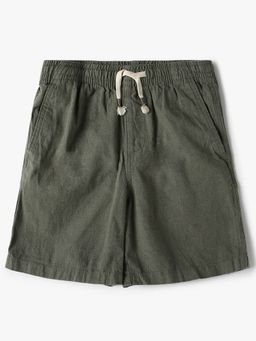 GAP - Olive Solid Regular Fit Shorts