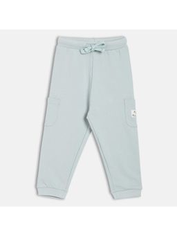 MINI KLUB - Grey Cotton Solid Joggers