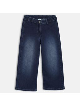 MINI KLUB - Blue Cotton Solid Denim Jeans