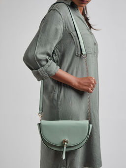 Chumbak - Half Moon Sling Bag Mint