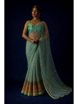 Forreal - Aqua Bahama Saree