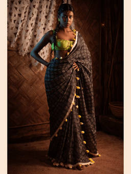 Forreal - Black Tara Saree