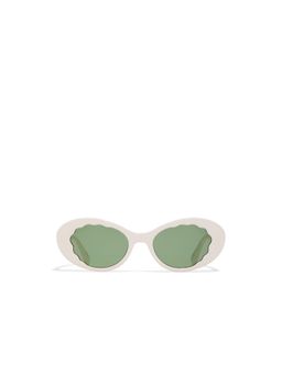 Aldo - Women Green Lens Oval Sunglasses - EUROPEAN102