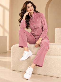 KIZA - Light Onion Women’s Premium Velvet Co-ord Set