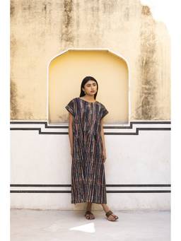 Pichori - Women Multicolour Cotton Maxi Dress