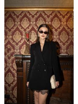 VALESI - Veronica Black Blazer Dress