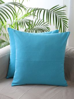 Jamio FIrati - Blue Set Of 2 Square Cushion Covers