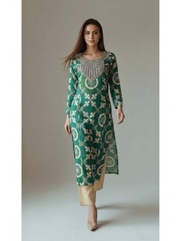 Diiwataa - Green Gotta Patti Toke with Amara Kurta with Pant