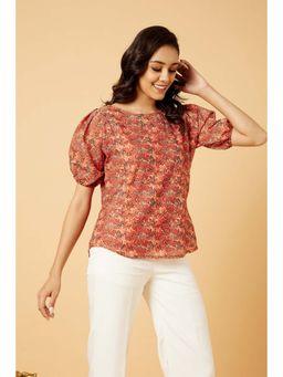 SALT Attire - Sunehra Pleated Top With Inner Multi-Color
