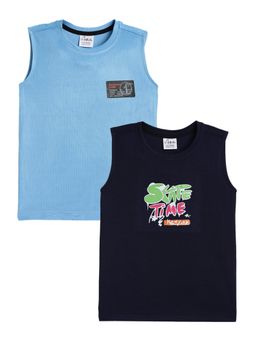 ANTHRILO - Skate Time And Basket Ball Boys Sleeveless T-Shirts (Pack of 2)