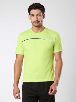 Black Panther - Men Green Solid Sports T-shirt