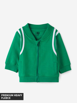 The Souled Store - Originals: Forest Green Boys Varsity Jacket