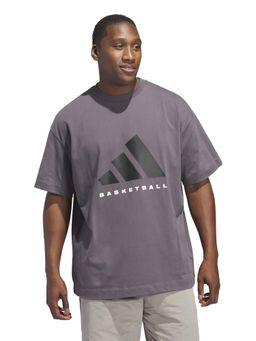 adidas Originals - Unisex Grey Logo Printed T-Shirt