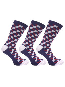Footprints - Anti Odour Organic Cotton Mens Formal Bamboo Printed Socks