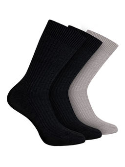 Footprints - Anti Odour Organic Cotton Mens Formal Bamboo Ribbed Socks