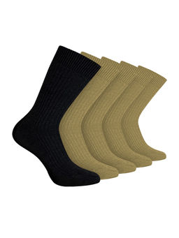 Footprints - Super soft Odour Free Organic Cotton Mens Formal Bamboo Ribbed Socks