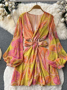 MISS MOSA BY AKANKSHA - Multi-Color Lilliana Summer Dress