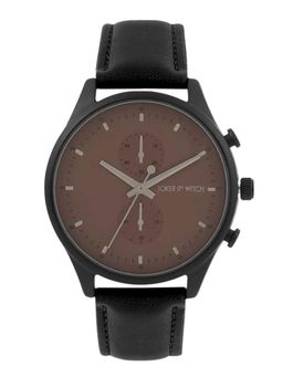 Joker and Witch - Joker & Witch Beetle Brown Dial Black PU Strap Watch - AMWW1202 (M)