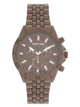 Joker and Witch - Joker & Witch Connery Brown Dial Linked Chain Strap Watch - AMWW1204 (M)