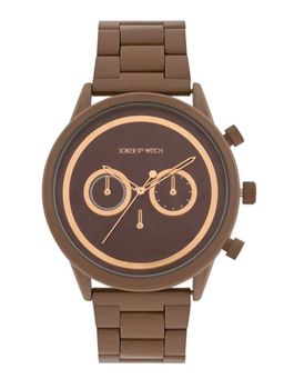 Joker and Witch - Joker & Witch Hudson Brown Dial Linked Chain Strap Watch - AMWW1219 (M)