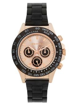 Joker and Witch - Joker & Witch Jesko Rose Gold Dial Black Linked Chain Strap Watch - AMWW1222 (M)