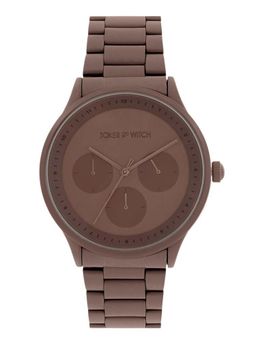 Joker and Witch - Joker & Witch Nexus Brown Dial Linked Chain Strap Watch - AMWW1227 (M)