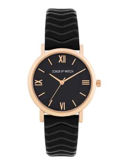 Joker and Witch - Joker & Witch Altair Black Dial PU Strap Watch - AMWW1260 (M)