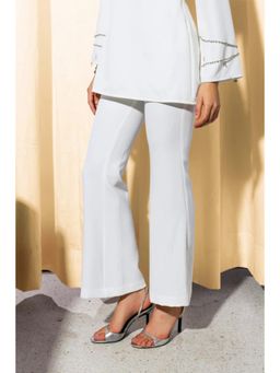 Label Aparna Rawat - Flare white Pants - White