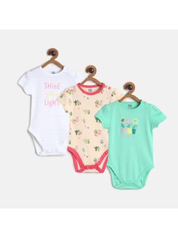 MINI KLUB - Baby Girls Multi Body Suit (Set of 3)
