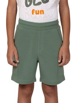 PILOLO - Green Solid/Plain Shorts