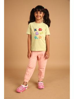 PILOLO - Pink Solid/Plain Joggers