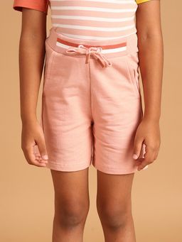 PILOLO - Pink Solid/Plain Shorts