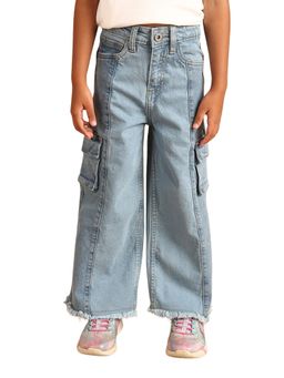 PILOLO - Blue Solid/Plain Jeans