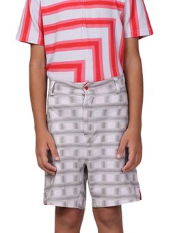 PILOLO - Grey Printed Shorts