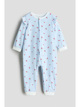 H&M - Kids Blue Patterned Sleepsuit