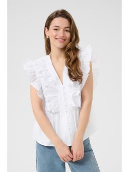 Kaffe - Kagerid Flounce Top