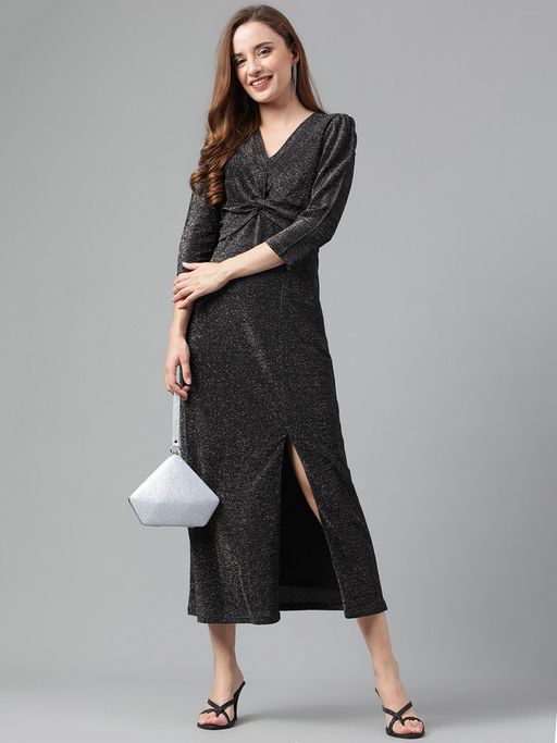 bcbgmaxazria black strapless dress Solid Structured Gown