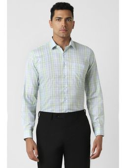 Van Heusen - Men Multi Slim Fit Check Full Sleeves Formal Shirt