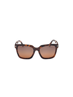 Tom Ford Eyewear - Women's Brown Square Shape Sunglass - FT0952 55 52H (55)