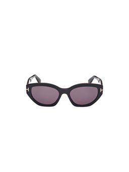 Tom Ford Eyewear - Women's Grey Cat Eye Shape Sunglass - FT1086 55 01A (55)